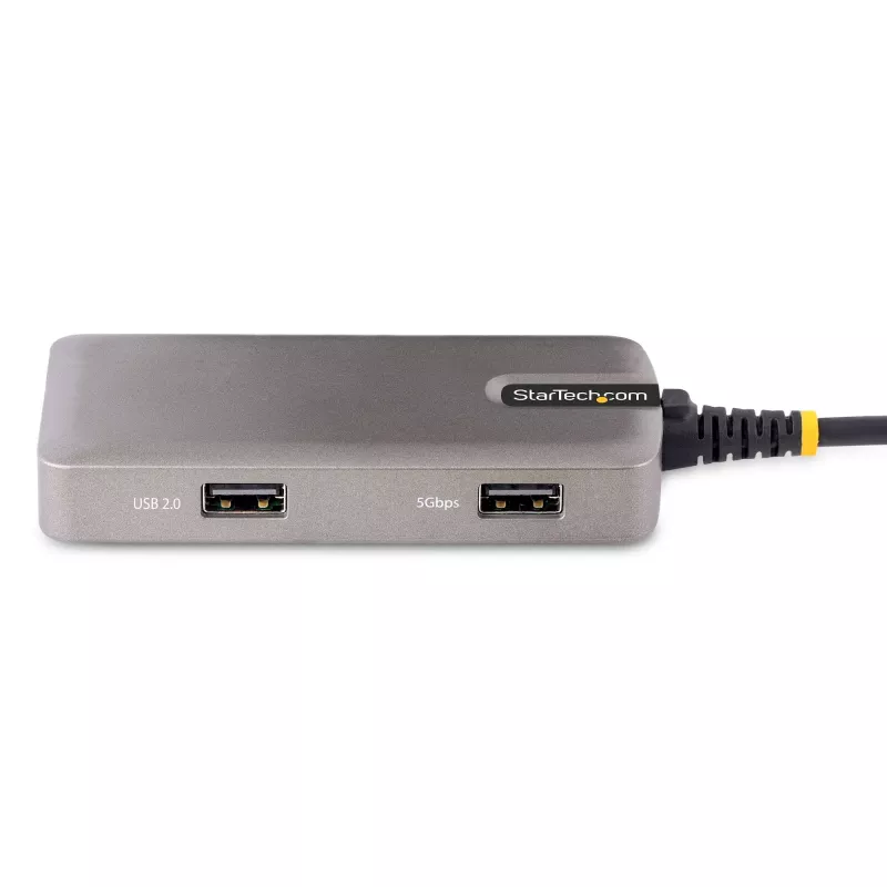 StarTech.com USB-C kelių prievadų adapteris - 4K 60Hz HDMI su HDR - 3 prievadų USB šakotuvas - 100W Power Delivery perdavimas - Sertifikuotas Chromebook - Windows/macOS/iPadOS/Android™