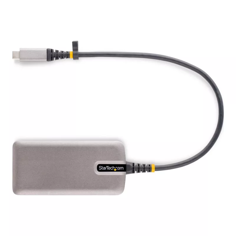 StarTech.com USB-C kelių prievadų adapteris - 4K 60Hz HDMI su HDR - 3 prievadų USB šakotuvas - 100W Power Delivery perdavimas - Sertifikuotas Chromebook - Windows/macOS/iPadOS/Android™