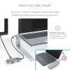 StarTech.com USB-C kelių prievadų adapteris - 4K 60Hz HDMI su HDR - 3 prievadų USB šakotuvas - 100W Power Delivery perdavimas - Sertifikuotas Chromebook - Windows/macOS/iPadOS/Android™