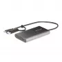 StarTech.com USB-C į dvigubą HDMI adapteris – USB-C arba A į 2x HDMI – 4K 60Hz – 100W maitinimo perdavimas – 30 cm įmontuotas kabelis – USB į HDMI kelių monitorių keitiklis nešiojamam kompiuteriui – TAA