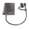 StarTech.com USB-C į dvigubą HDMI adapteris – USB-C arba A į 2x HDMI – 4K 60Hz – 100W maitinimo perdavimas – 30 cm įmontuotas kabelis – USB į HDMI kelių monitorių keitiklis nešiojamam kompiuteriui – TAA