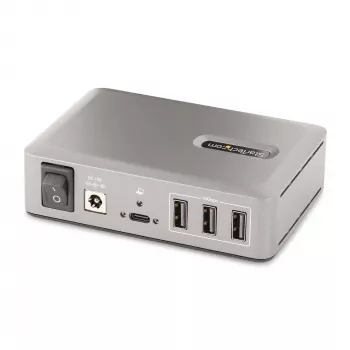 StarTech.com 10 prievadų USB-C šakotuvas - 8x USB-A / 2x USB-C - su maitinimu ir 65W adapteriu - USB 3.1 10Gbps - darbalaukiui / nešiojamam kompiuteriui su USB-IF sertifikuotu fiksuojamu kabeliu