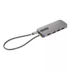 StarTech.com USB-C kelių prievadų adapteris 4K 60Hz HDMI, 3x USB-A 5Gbps, 100W PD, GbE, SD/MicroSD, 30 cm laidas, kelioninis dokas