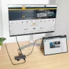 StarTech.com USB-C kelių prievadų adapteris 4K 60Hz HDMI, 3x USB-A 5Gbps, 100W PD, GbE, SD/MicroSD, 30 cm laidas, kelioninis dokas