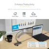StarTech.com USB-C kelių prievadų adapteris 4K 60Hz HDMI, 3x USB-A 5Gbps, 100W PD, GbE, SD/MicroSD, 30 cm laidas, kelioninis dokas