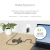 StarTech.com USB-C kelių prievadų adapteris 4K 60Hz HDMI, 3x USB-A 5Gbps, 100W PD, GbE, SD/MicroSD, 30 cm laidas, kelioninis dokas