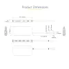 StarTech.com USB-C kelių prievadų adapteris 4K 60Hz HDMI, 3x USB-A 5Gbps, 100W PD, GbE, SD/MicroSD, 30 cm laidas, kelioninis dokas