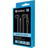 Sandberg Speak’n Go In-Earset juoda, laidinė, 20–20000 Hz, skambučiams/muzikai, 25 g, ausinės, juoda