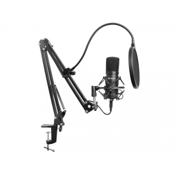 Sandberg Streamer USB mikrofonų rinkinys, studijinis mikrofonas, -27 dB, 30 - 16000 Hz, 24 bit, 96 kHz, vienakryptis