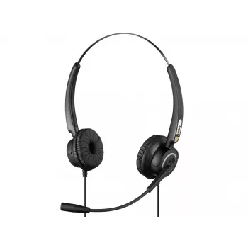 Sandberg USB Office Headset Pro Stereo laidinė ausinė, biurui/skambučių centrui, 20–20000 Hz, 115 g, juoda