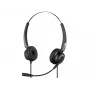 Sandberg USB Office Headset Pro Stereo laidinė ausinė, biurui/skambučių centrui, 20–20000 Hz, 115 g, juoda
