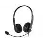 Sandberg 2in1 Office Headset Jack+USB, laidinės ausinės biurui, 20–20000 Hz, 110 g, juodos