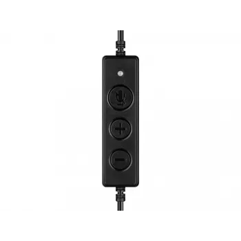 Sandberg USB+RJ9/11 Headset Pro Stereo laidinis ausinių komplektas biurui ir skambučių centrams, 20–7000 Hz, juodas