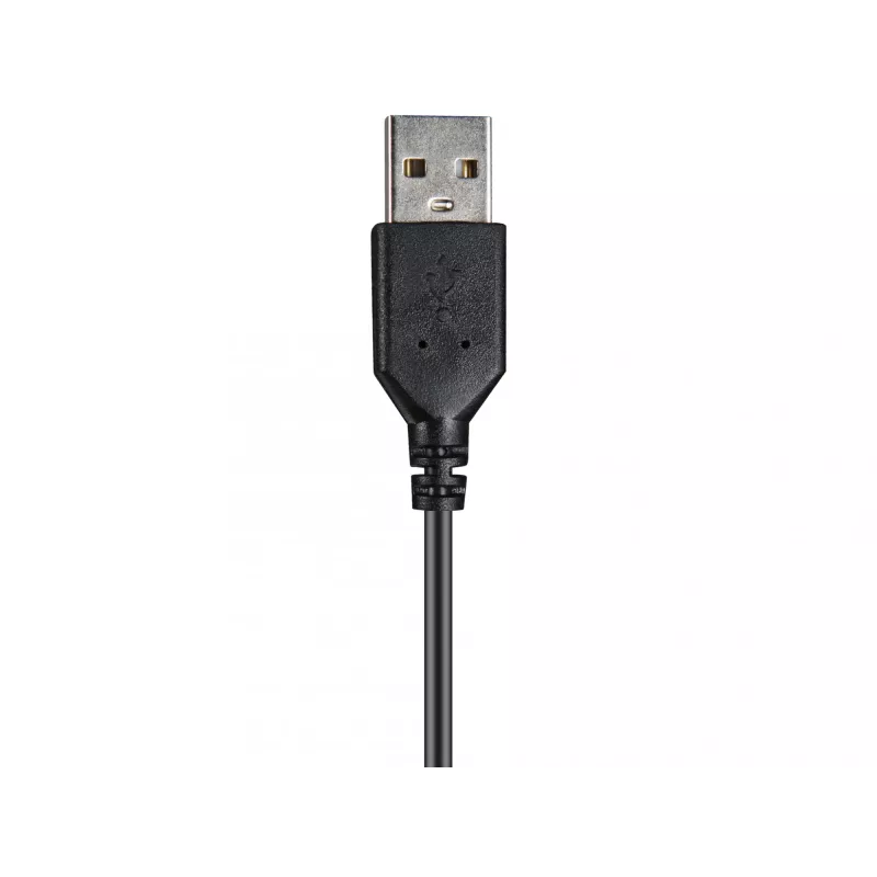 Sandberg USB+RJ9/11 Headset Pro Stereo laidinis ausinių komplektas biurui ir skambučių centrams, 20–7000 Hz, juodas