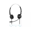 Sandberg USB+RJ9/11 Headset Pro Stereo laidinis ausinių komplektas biurui ir skambučių centrams, 20–7000 Hz, juodas