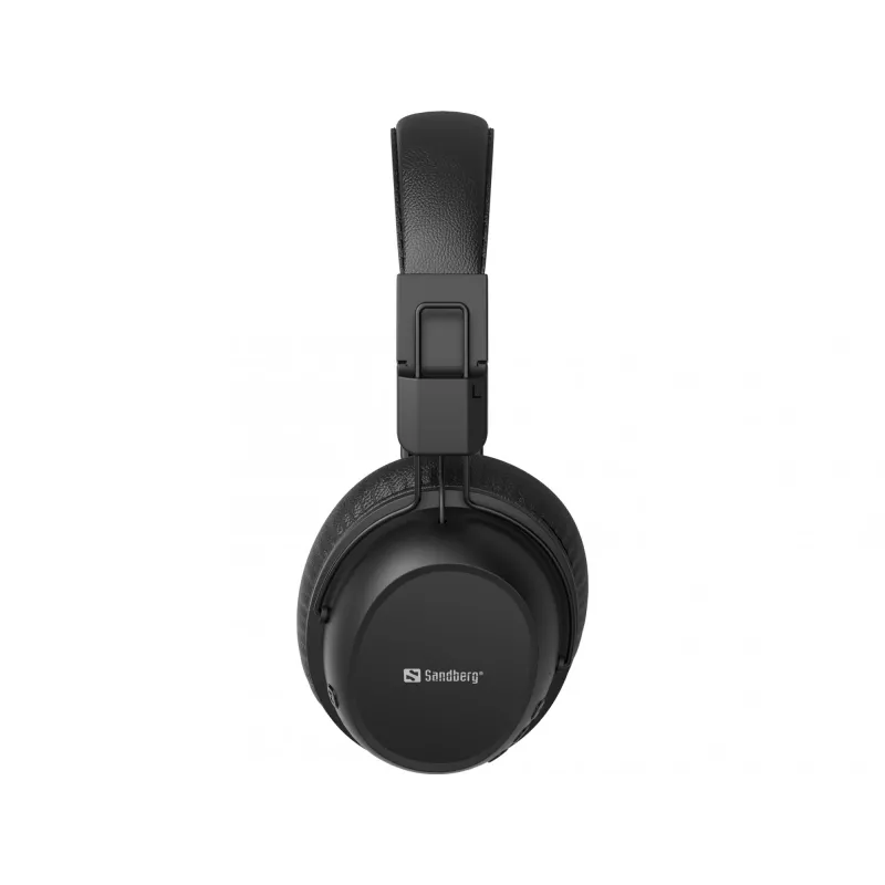Sandberg Wireless Headset ANC FlexMic belaidės ausinės su mikrofono rankenėle, juodos