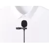 Sandberg Streamer USB segtuvinis mikrofonas, lavalier tipo, -38 dB, 50 - 18000 Hz, 16 bit, 48 kHz, 84 dB