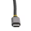 StarTech.com USB-C kelių prievadų adapteris, 4K 60Hz HDMI vaizdas, 3 prievadų 5Gbps USB centras, 100W maitinimo perdavimas, GbE, 30 cm laidas, mini kelioninis dokas