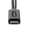 StarTech.com 1ft (30cm) HDMI į DisplayPort adapterio kabelis, aktyvus 4K 60Hz HDMI 2.0 į DP 1.2 keitiklis, HDR, USB maitinimas, HDMI šaltinis į DisplayPort monitorių nešiojamiesiems/stacionariems kompiuteriams