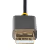 StarTech.com 1ft (30cm) HDMI į DisplayPort adapterio kabelis, aktyvus 4K 60Hz HDMI 2.0 į DP 1.2 keitiklis, HDR, USB maitinimas, HDMI šaltinis į DisplayPort monitorių nešiojamiesiems/stacionariems kompiuteriams