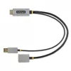 StarTech.com 1ft (30cm) HDMI į DisplayPort adapterio kabelis, aktyvus 4K 60Hz HDMI 2.0 į DP 1.2 keitiklis, HDR, USB maitinimas, HDMI šaltinis į DisplayPort monitorių nešiojamiesiems/stacionariems kompiuteriams