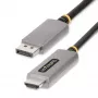StarTech.com 6ft (2m) DisplayPort į HDMI adapterio laidas, 8K 60Hz, 4K 144Hz, HDR10, DP 1.4 į HDMI 2.1 aktyvus vaizdo keitiklis, DisplayPort staliniam kompiuteriui prie HDMI monitoriaus, M/M - DisplayPort į HDMI laidas