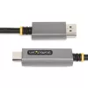StarTech.com 6ft (2m) DisplayPort į HDMI adapterio laidas, 8K 60Hz, 4K 144Hz, HDR10, DP 1.4 į HDMI 2.1 aktyvus vaizdo keitiklis, DisplayPort staliniam kompiuteriui prie HDMI monitoriaus, M/M - DisplayPort į HDMI laidas