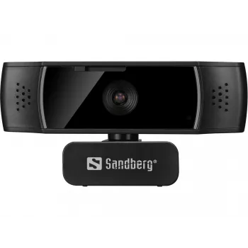 Sandberg USB Webcam Autofocus DualMic, Full HD 1080p, automatinis fokusavimas, stereo mikrofonas