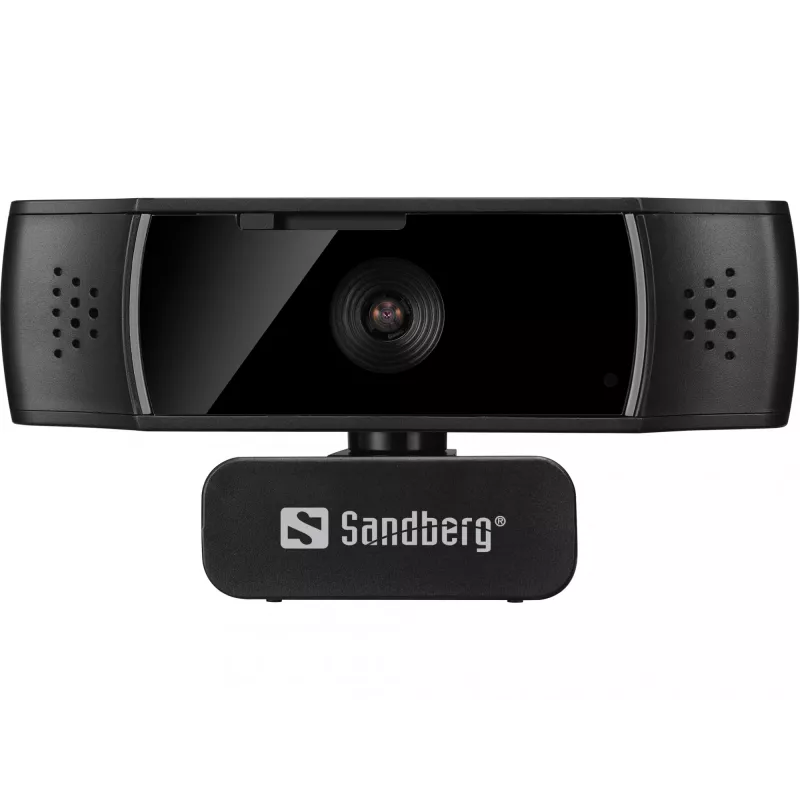 Sandberg USB Webcam Autofocus DualMic, Full HD 1080p, automatinis fokusavimas, stereo mikrofonas