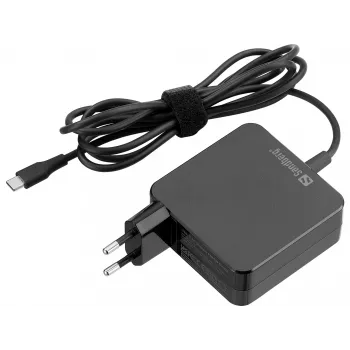 Sandberg USB-C AC įkroviklis PD65W EU 2M, vidaus, AC, 20 V, 1 m, juodas