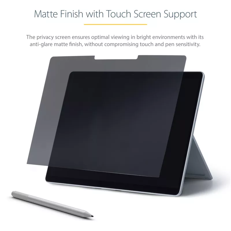 StarTech.com privatumo ekranas 13,5 col. Surface Laptop / Surface Book, apsauga nuo akinimo ir mėlynos šviesos, 51 % mėlynos šviesos mažinimas, matinis paviršius, +/- 30 laipsnių žiūrėjimo kampas