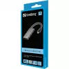 Sandberg USB-C į 4xUSB 3.0 kišeninis centras, USB 3.2 Gen 1 (3.1 Gen 1) Type-C, USB 3.2 Gen 1 (3.1 Gen 1) Type-A, baltas, aliuminis