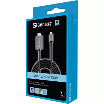 Sandberg USB-C į HDMI laidas 2 m