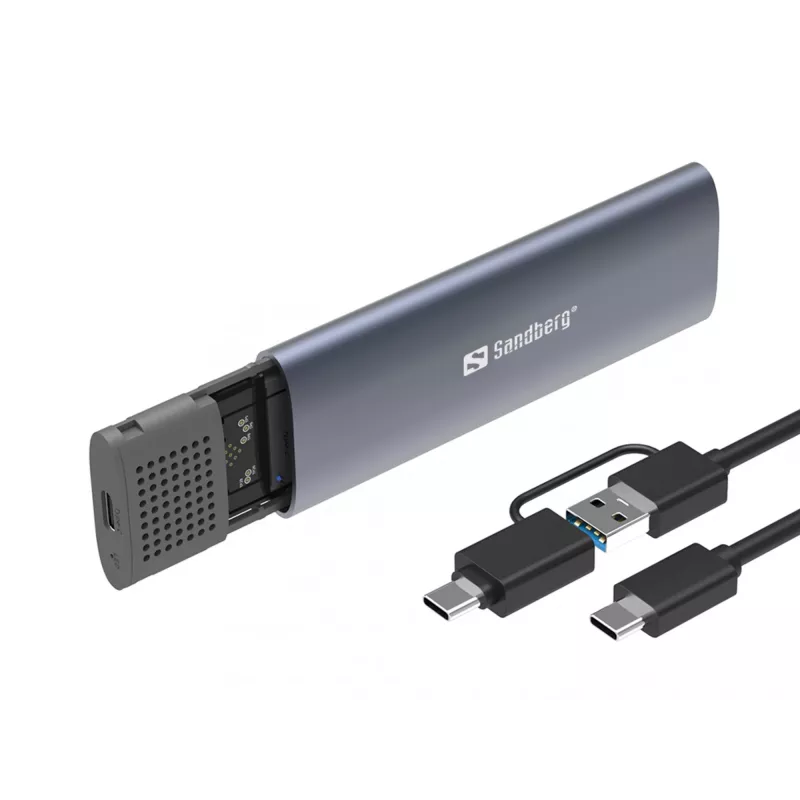Sandberg USB 3.2 korpusas M.2+NVMe SSD diskams