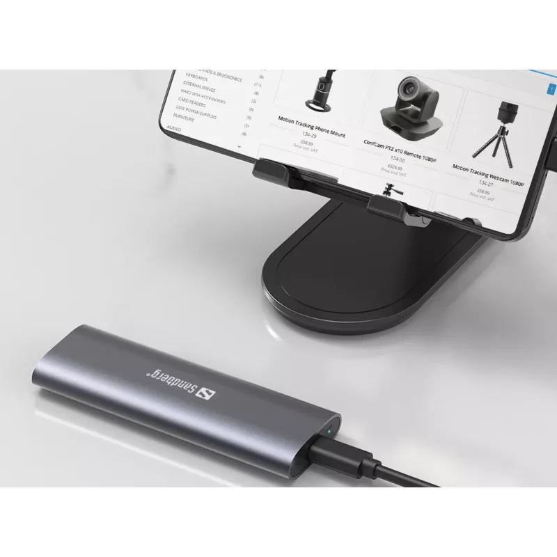 Sandberg USB 3.2 korpusas M.2+NVMe SSD diskams