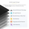 „StarTech.com“ privatumo ekrano apsauga, skirta 13 colių „MacBook Air M2/M3“, nuimama ir reversinė, antirefleksinė, magnetinė, su 51 % mėlynos šviesos mažinimu