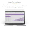 „StarTech.com“ privatumo ekrano apsauga, skirta 13 colių „MacBook Air M2/M3“, nuimama ir reversinė, antirefleksinė, magnetinė, su 51 % mėlynos šviesos mažinimu