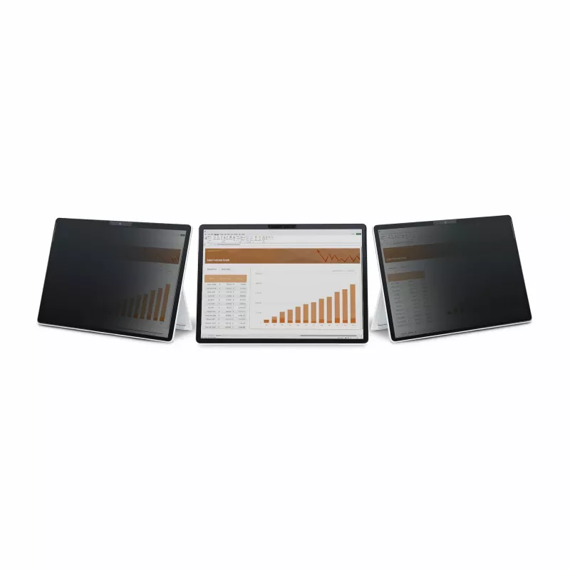 StarTech.com 4 krypčių privatumo ekrano apsauga, skirta 13 colių Surface Pro 8/9/X nešiojamam kompiuteriui, portreto / kraštovaizdžio režimai, liečiama, +/- 30° žiūrėjimo kampas, blokuoja iki 51 % mėlynos šviesos, anti-glare