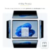 StarTech.com 4 krypčių privatumo ekrano apsauga, skirta 13 colių Surface Pro 8/9/X nešiojamam kompiuteriui, portreto / kraštovaizdžio režimai, liečiama, +/- 30° žiūrėjimo kampas, blokuoja iki 51 % mėlynos šviesos, anti-glare