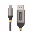 StarTech.com 10ft (3m) USB-C į DisplayPort adapterio laidas, 8K 60Hz, 4K 144Hz, HDR, USB Type-C į DP 1.4 vaizdo keitiklio laidas, suderinamas su USB4 / Thunderbolt 3/4