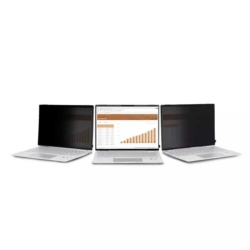 „StarTech.com“ 14 colių 16:10 apverčiamas privatumo ekranas su lietimu, akinimo mažinimo privatumo filtras, nešiojamojo kompiuterio monitoriaus ekrano apsauga su 51 % mėlynos šviesos mažinimu
