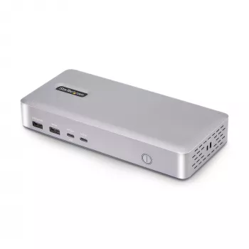 StarTech.com USB4 dokų stotelė dviem monitoriams, dviguba 4K 120Hz arba viena 8K 60Hz HDMI, 100W nešiojamojo kompiuterio įkrovimas, 2,5GbE, USB-C kelių monitorių dokas, be tvarkyklių