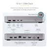 StarTech.com USB4 dokų stotelė dviem monitoriams, dviguba 4K 120Hz arba viena 8K 60Hz HDMI, 100W nešiojamojo kompiuterio įkrovimas, 2,5GbE, USB-C kelių monitorių dokas, be tvarkyklių