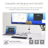 StarTech.com USB4 dokų stotelė dviem monitoriams, dviguba 4K 120Hz arba viena 8K 60Hz HDMI, 100W nešiojamojo kompiuterio įkrovimas, 2,5GbE, USB-C kelių monitorių dokas, be tvarkyklių