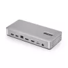 StarTech.com USB4 dokų stotelė dviem monitoriams, dviguba 4K 120Hz arba viena 8K 60Hz HDMI, 100W nešiojamojo kompiuterio įkrovimas, 2,5GbE, USB-C kelių monitorių dokas, be tvarkyklių