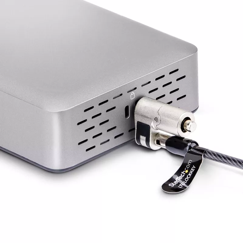 StarTech.com USB4 dokų stotelė dviem monitoriams, dviguba 4K 120Hz arba viena 8K 60Hz HDMI, 100W nešiojamojo kompiuterio įkrovimas, 2,5GbE, USB-C kelių monitorių dokas, be tvarkyklių