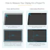 StarTech.com 15.6 colių 16:9 nešiojamojo kompiuterio privatumo filtras, antirefleksinis ekranas su 51% mėlynos šviesos mažinimu, ±30 laipsnių žiūrėjimo kampas, matinis/blizgus