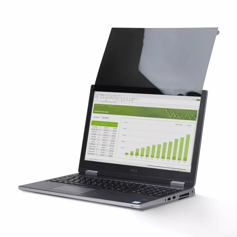 StarTech.com 15.6 col. 16:9 atlenkiamas privatumo ekranas su lietimu, antirefleksinis mėlynos šviesos filtras, nešiojamojo kompiuterio monitoriaus ekrano apsauga, +/- 30 laipsnių žiūrėjimo kampas