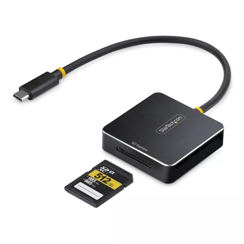 StarTech.com 1B-USB-C-SDE-ADAPTER SD Express kortelių skaitytuvas USB 3.2 Gen 2 (3.1 Gen 2) Type-C juodas