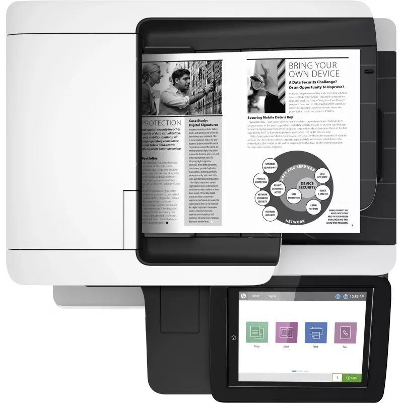 HP LaserJet Enterprise MFP M528dn, lazerinis, nespalvotas spausdinimas, 1200 x 1200 DPI, A4, tiesioginis spausdinimas, juoda, balta